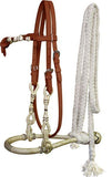 Showman Fine quality rawhide core show bosal. - Country Scene Saddlery and Pet Supplies