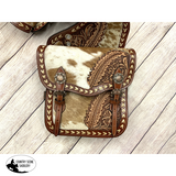 New! Showman Floral Frontier Saddle Bag