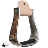 New! Showman Frontier Faith Aluminum Stirrups