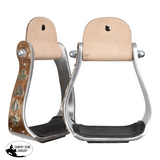 New! Showman Gambler Aluminum Stirrups - Country Scene Saddlery and Pet Supplies