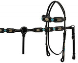 Showman™ Headstall and brest collar set. - Country Scene Saddlery and Pet Supplies