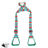 New! Showman Heavy Duty Nylon Adjustable Buddy Stirrups with Southwest Print - Country Scene Saddlery and Pet Supplies