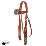 New! Showman Kaleidoscope Browband Headstall and Breastcollar Set - Country Scene Saddlery and Pet Supplies