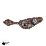 New! Showman Ladie's Dusky Teal Spur Strap - Country Scene Saddlery and Pet Supplies