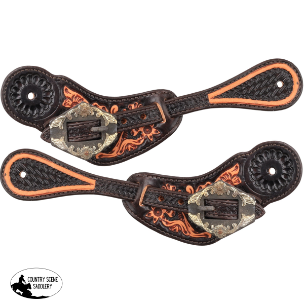 New! Showman Ladie’s Gunsmoke Spur Strap