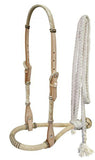 Showman leather rawhide braided. - Country Scene Saddlery and Pet Supplies