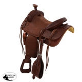 New! Showman Legacy Series Roughout and Tooled Roping Saddle -Product ID: 626 - Country Scene Saddlery and Pet Supplies