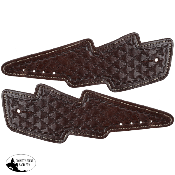 New! Showman Lightning Weave Spur Strap Spur straps