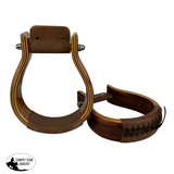 NEW! Showman Mahogany Oxbow Stirrups - Country Scene Saddlery and Pet Supplies