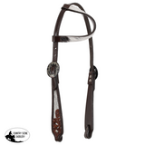 New! Showman Meadow Hide One Ear Headstall And Breastcollar Set Tack Sets