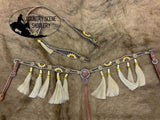 Showman™ Medium Oil Browband Headstall and Breast collar set - Country Scene Saddlery and Pet Supplies