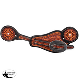 New! Showman Men's Prairie Maze Argentina Cow Leather Spur Straps - Country Scene Saddlery and Pet Supplies