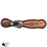 New! Showman Men’s Sacred Sierra Argentina Cow Leather Spur Straps