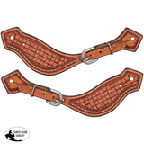 New! Showman Men's Square Dancer Argentina Cow Leather Spur Straps - Country Scene Saddlery and Pet Supplies