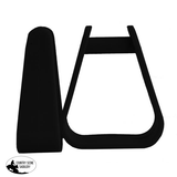 New! Showman Molded Plastic Pony Stirrup Black (OUT) Stirrups