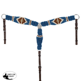 New! Showman Mountain View Pony Sized Mohair Browband Headstall and Breastcollar Set - Country Scene Saddlery and Pet Supplies