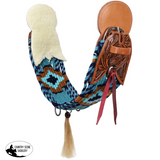 New! Showman Mustang Mesa Mohair Wool String Girth with Fleece Padding 28 Browband Headstall