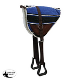 New! Showman Navajo Bareback Saddle Pad with Kodel Fleece Bottom - Country Scene Saddlery and Pet Supplies