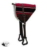 New! Showman Navajo Bareback Saddle Pad with Kodel Fleece Bottom - Country Scene Saddlery and Pet Supplies