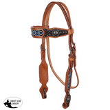 New! Showman Nightshade Beaded Browband Headstall and Breastcollar Set - Country Scene Saddlery and Pet Supplies
