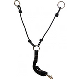 New! Showman nylon adjustable training fork Black Training aids