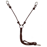 New! Showman nylon adjustable training fork Brown Training aids