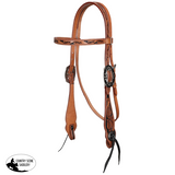 New! Showman Ornate Outlaw Browband Headstall and Breastcollar Set - Tack Sets