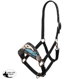 New! Showman Painted Quill Bronc Halter - Full - halter
