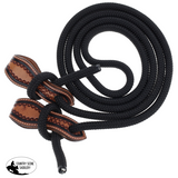 New! Showman Parachute Cord Roping Reins with Slobber Straps - Country Scene Saddlery and Pet Supplies