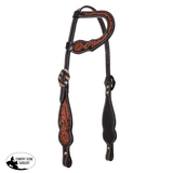 New! Showman Petal and Leaf One Ear Headstall one eared bridles