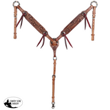 New! Showman Petal Trail Browband Headstall and Breastcollar Set - Country Scene Saddlery and Pet Supplies