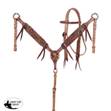 New! Showman Petal Trail Browband Headstall and Breastcollar Set - Country Scene Saddlery and Pet Supplies