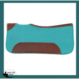 NEW! Showman Pony 24’’ x 24’’ Contoured Felt Saddle Pad Teal
