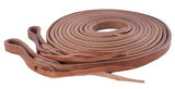 Showman ® 1/2" x 8ft Harness leather split reins. - Country Scene Saddlery and Pet Supplies