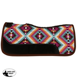 New! Showman ® 24" x 24" Pony Nylon Printed Top Contoured Felt Bottom Saddle Pad - Country Scene Saddlery and Pet Supplies