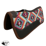 Showman ® 24 X Pony Nylon Printed Top Contoured Felt Bottom Saddle Pad Western