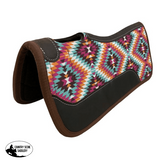 New! Showman ® 24" x 24" Pony Nylon Printed Top Contoured Felt Bottom Saddle Pad - Country Scene Saddlery and Pet Supplies