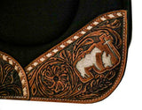 Showman ® 31" x 32" x 1" Black felt pad with built up sides. - Country Scene Saddlery and Pet Supplies