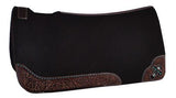 Showman ® 31" X 32" x 1" felt pad with beaded cross inlay. - Country Scene Saddlery and Pet Supplies