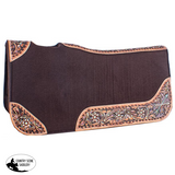 New! Showman ® 32" x 31" x 1" Felt Saddle Pad with Hand Painted flower and arrow design.~ - Country Scene Saddlery and Pet Supplies