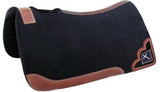 Showman ® 32" X 31" x 1" felt pad with beaded cross inlay. - Country Scene Saddlery and Pet Supplies