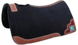 Showman ® 32" X 31" x 1" felt pad with beaded cross inlay. - Country Scene Saddlery and Pet Supplies