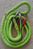 Showman ® 8ft braided soft cotton barrel reins with scissor snap ends - Country Scene Saddlery and Pet Supplies