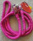 Showman ® 8ft braided soft cotton barrel reins with scissor snap ends - Country Scene Saddlery and Pet Supplies