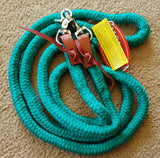 Showman ® 8ft braided soft cotton barrel reins with scissor snap ends - Country Scene Saddlery and Pet Supplies