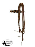 Showman ® Argentina cow leather brow band headstall - Country Scene Saddlery and Pet Supplies