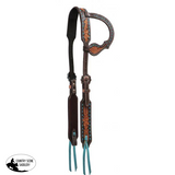 New! Showman ® Argentina cow leather single ear headstall. - Country Scene Saddlery and Pet Supplies