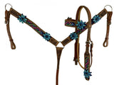 Showman ® Aztec beaded Browband. - Country Scene Saddlery and Pet Supplies