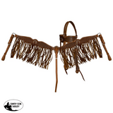 Showman ® Basketweave Fringe Browband Headstall And Breast Collar Set Tack Sets