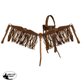NEW! Showman ® Basketweave Fringe Browband Headstall and Breast Collar Set - Country Scene Saddlery and Pet Supplies